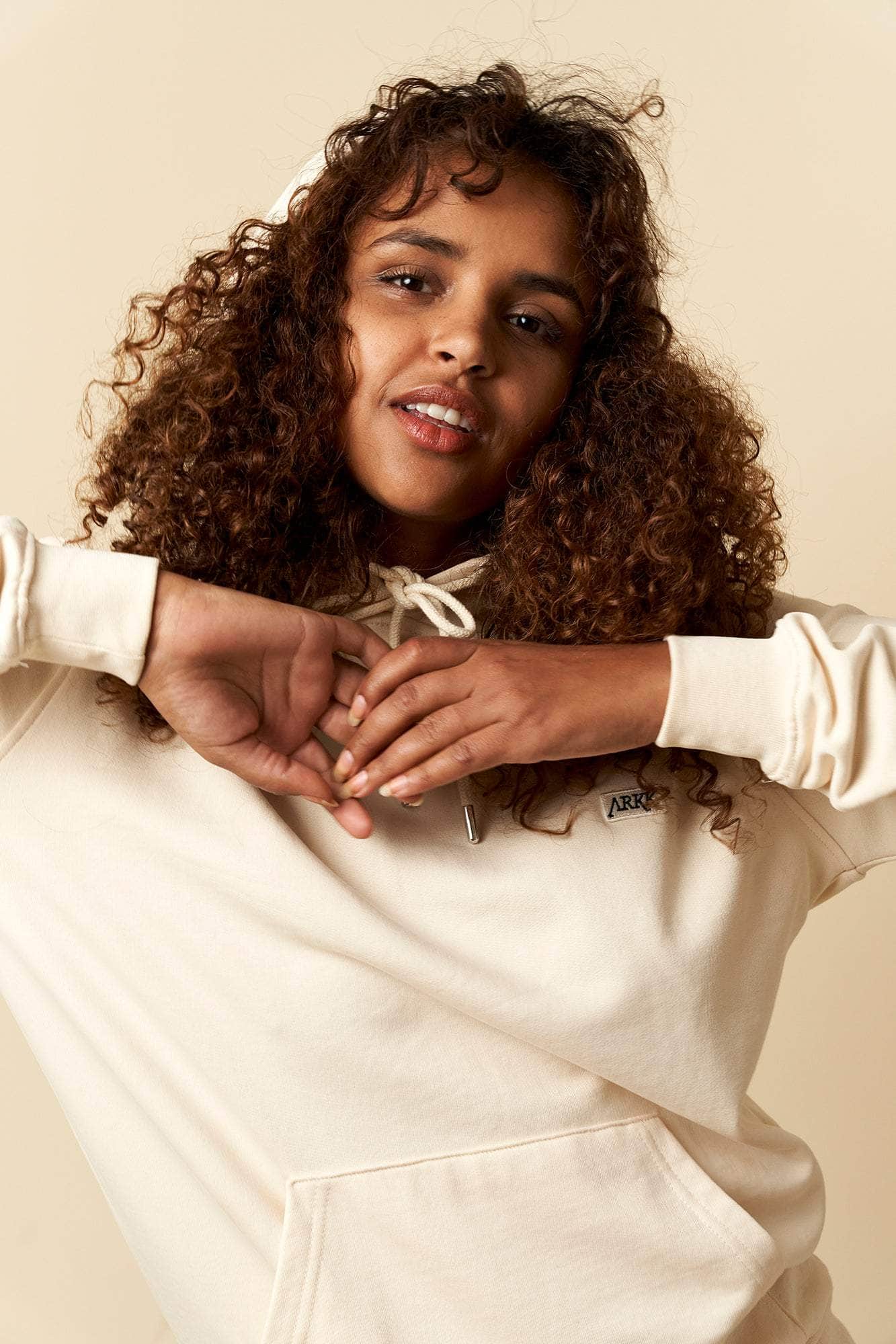 ARKK Apparel ARKK Box Logo Hoodie | Light Sand Hoodie